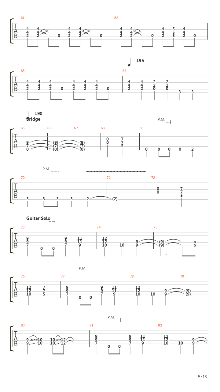 Gormenghast吉他谱