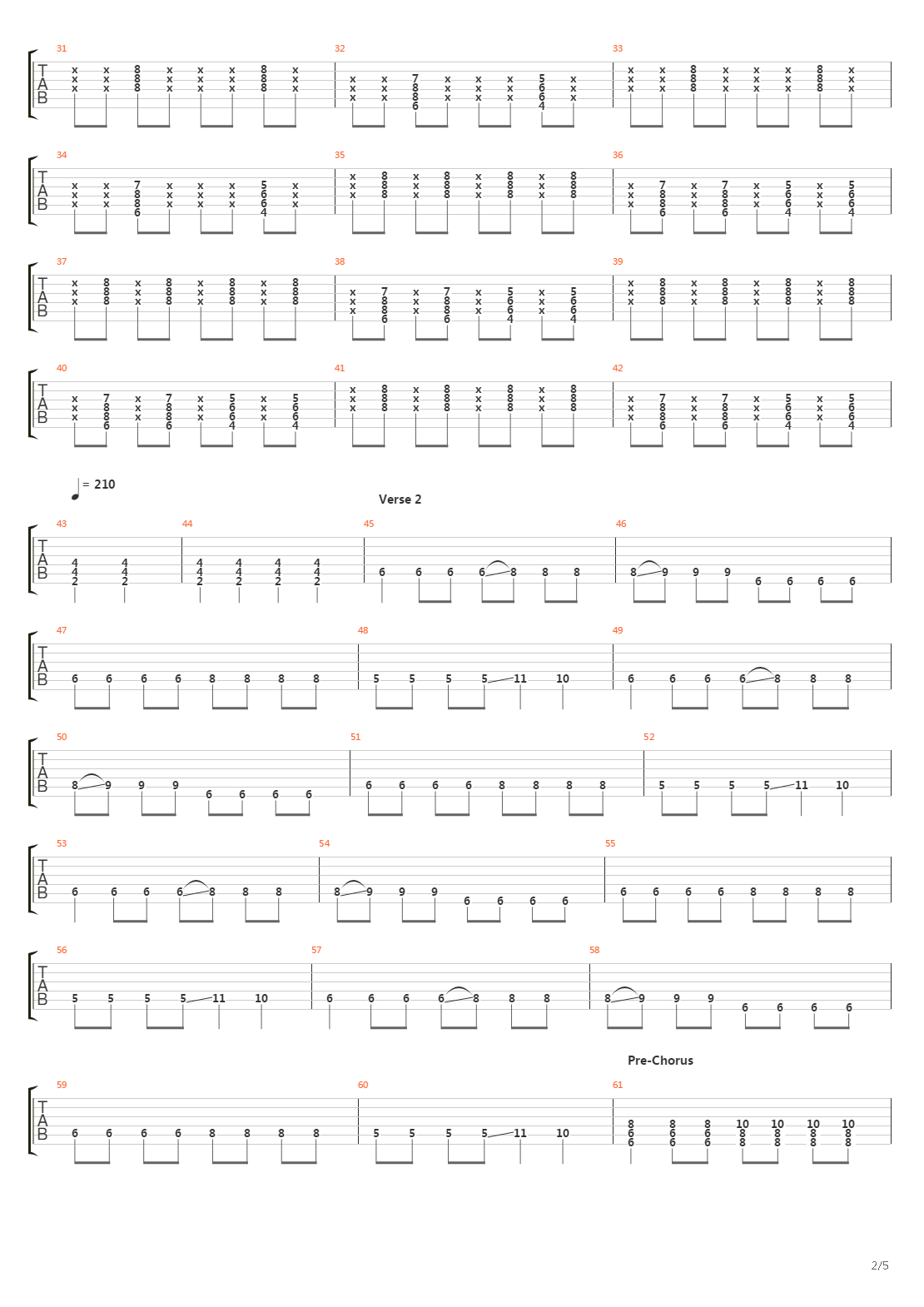 Pcp吉他谱