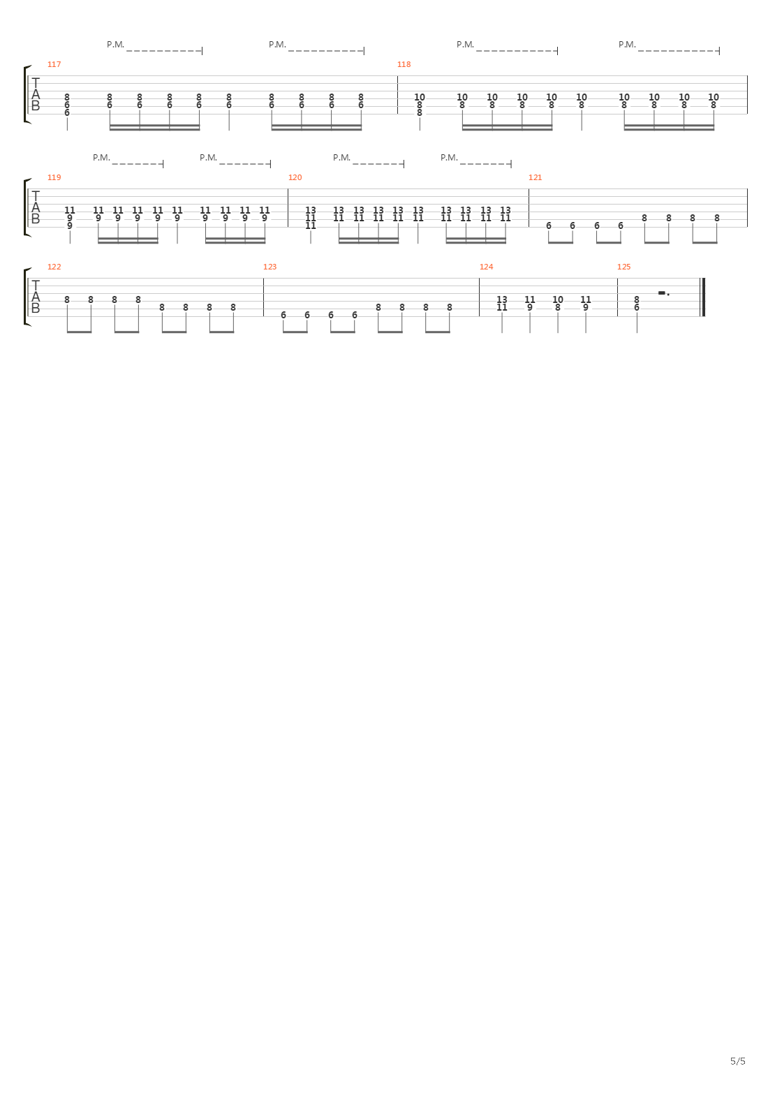 Pcp吉他谱