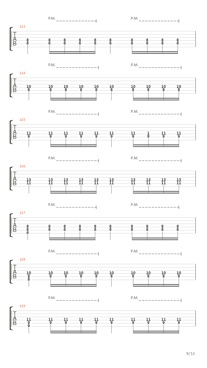 Pcp吉他谱