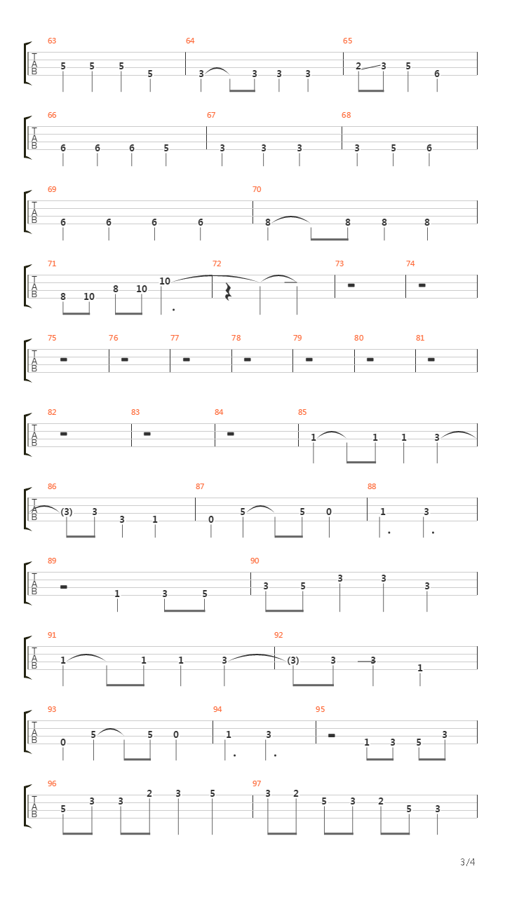 Lay it down吉他谱