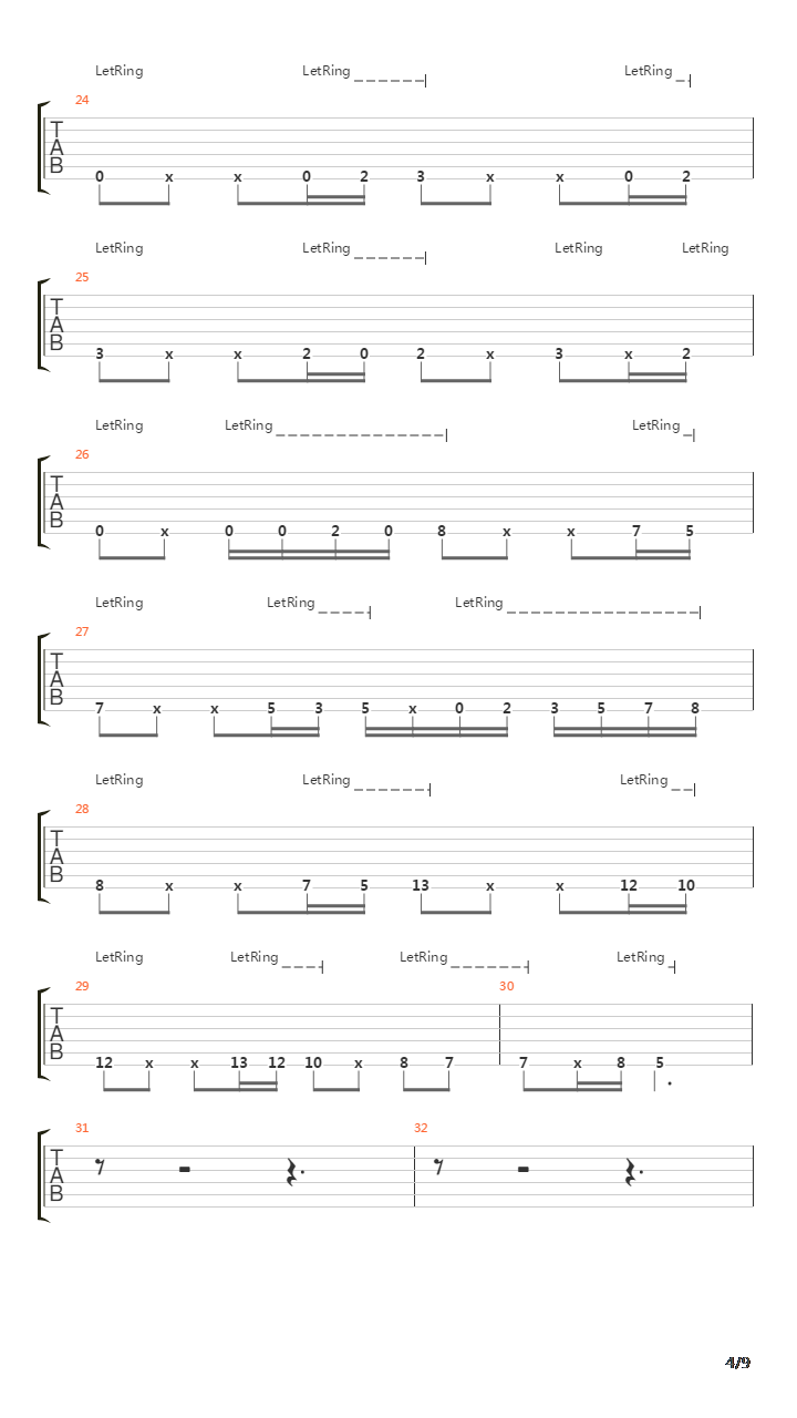 The Dawn（指弹）吉他谱