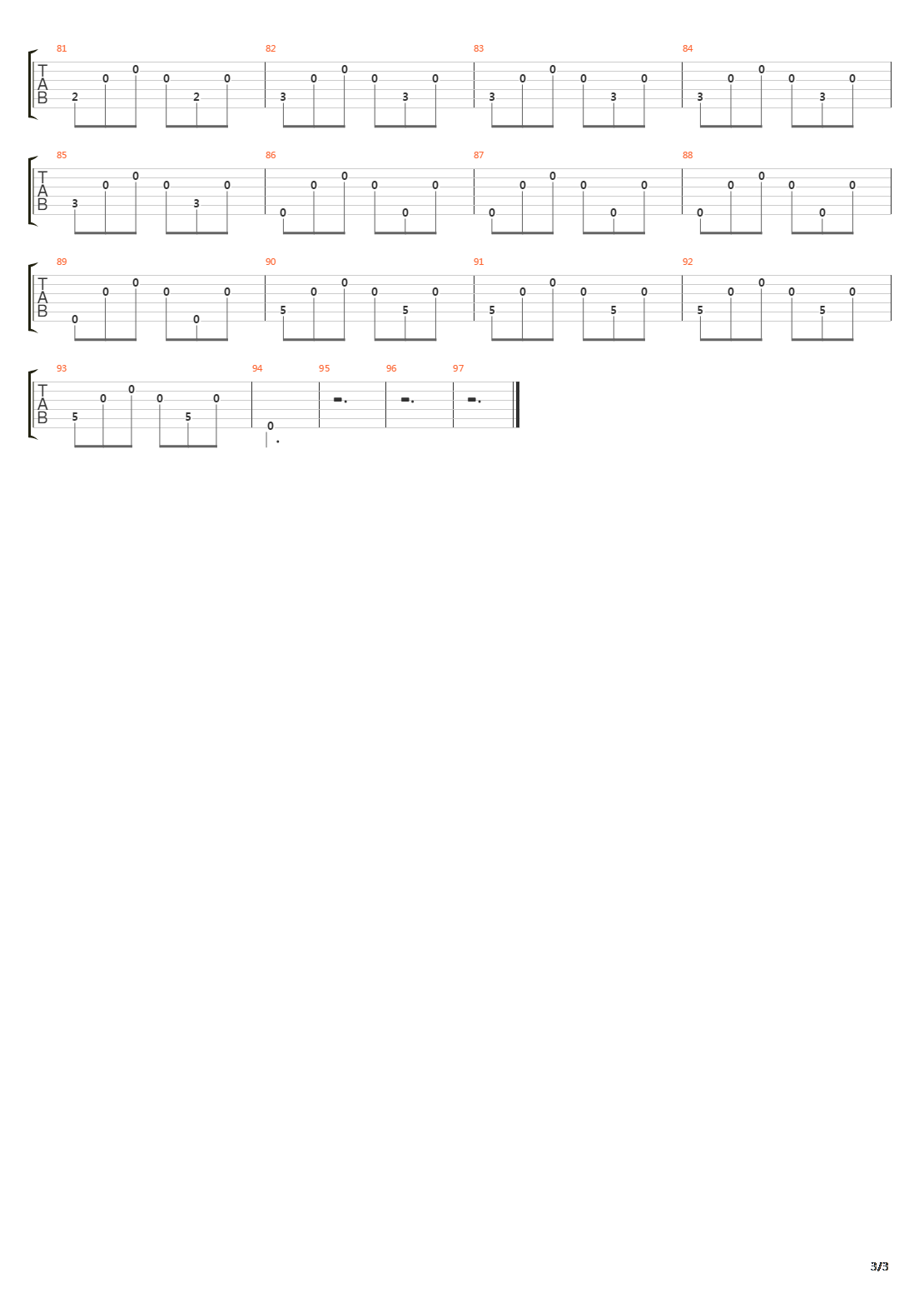 53º 40,6 N 008º 06,3 E吉他谱