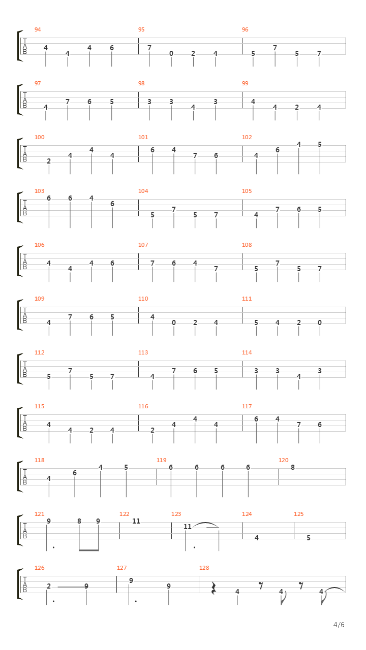 ゴーストアパートメント吉他谱