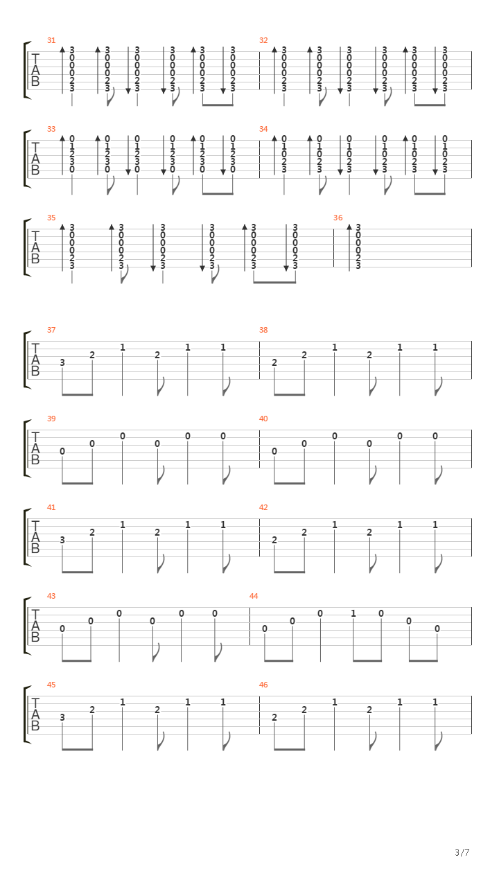 Red吉他谱