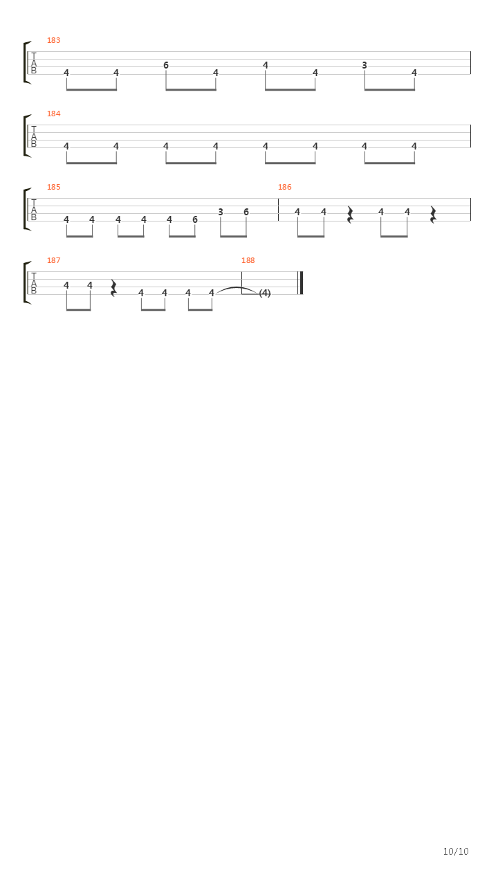 ラッキーガール吉他谱