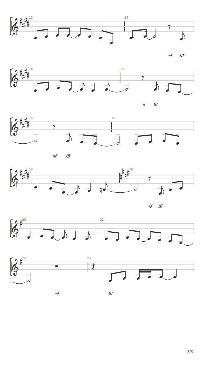 【es】～Theme of es～吉他谱