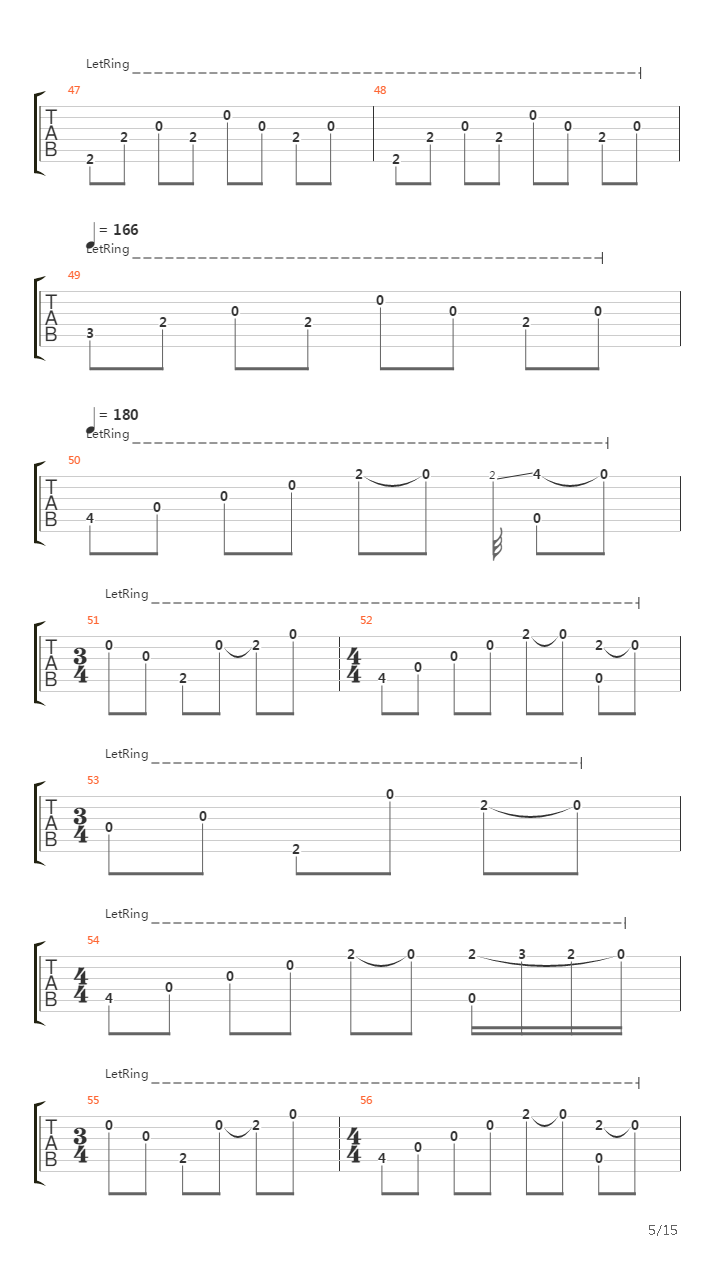 Midnight Passage吉他谱