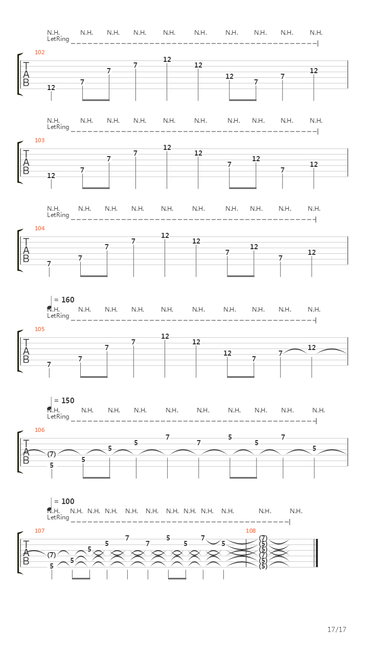 Shifting Winds吉他谱