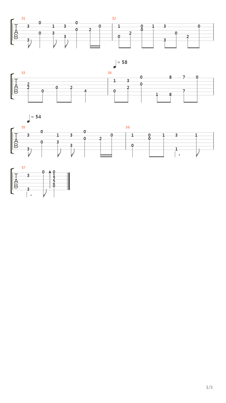 Angel Beats - Unjust Life吉他谱