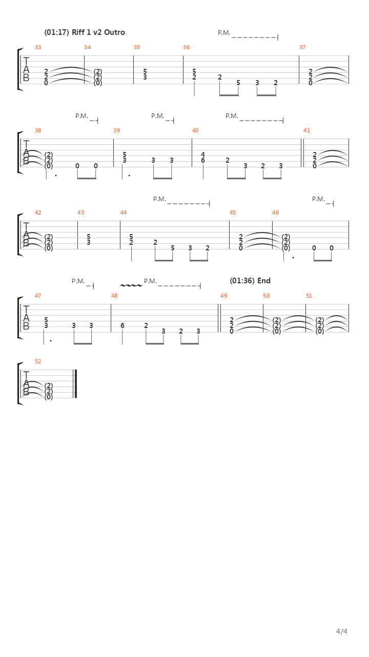 Intro吉他谱