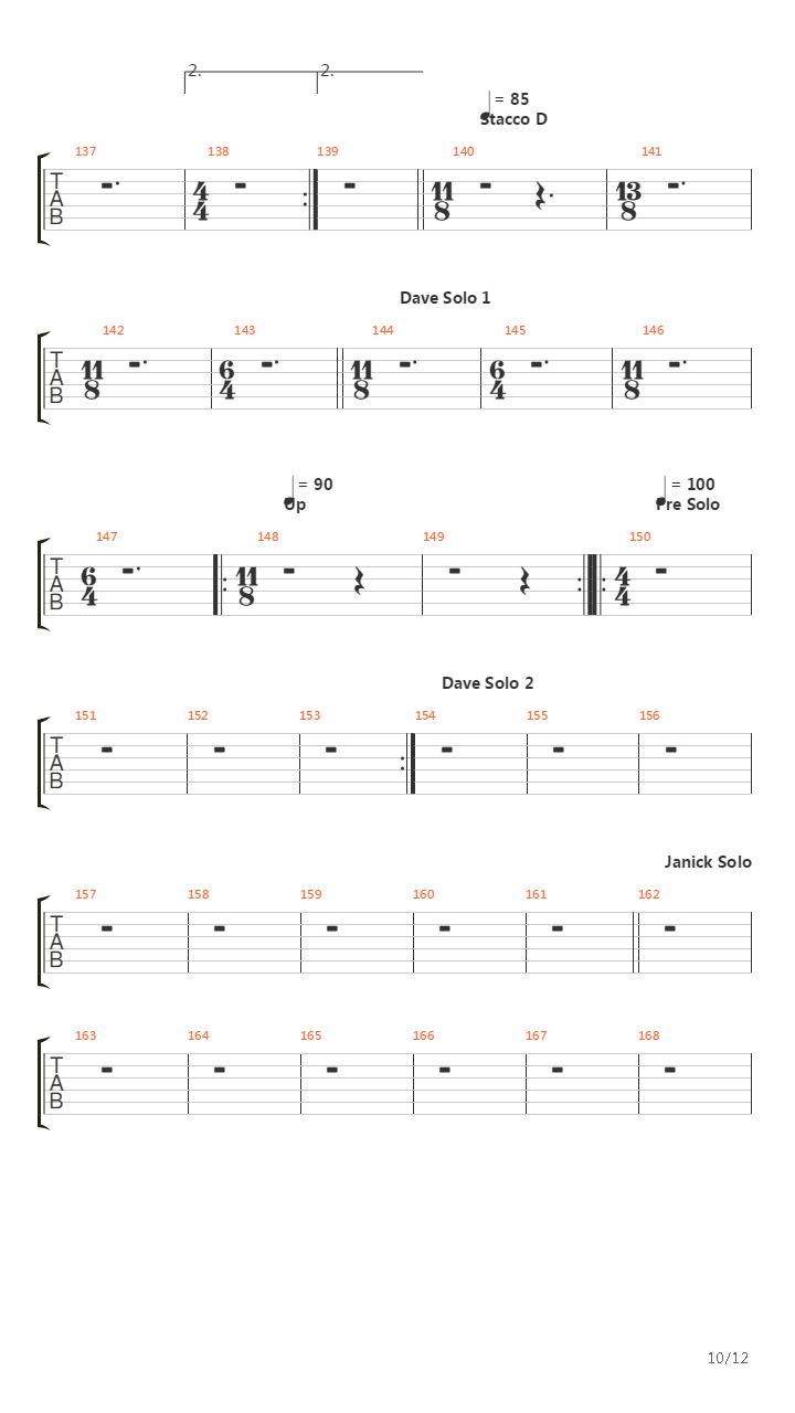 Sign Of The Cross吉他谱