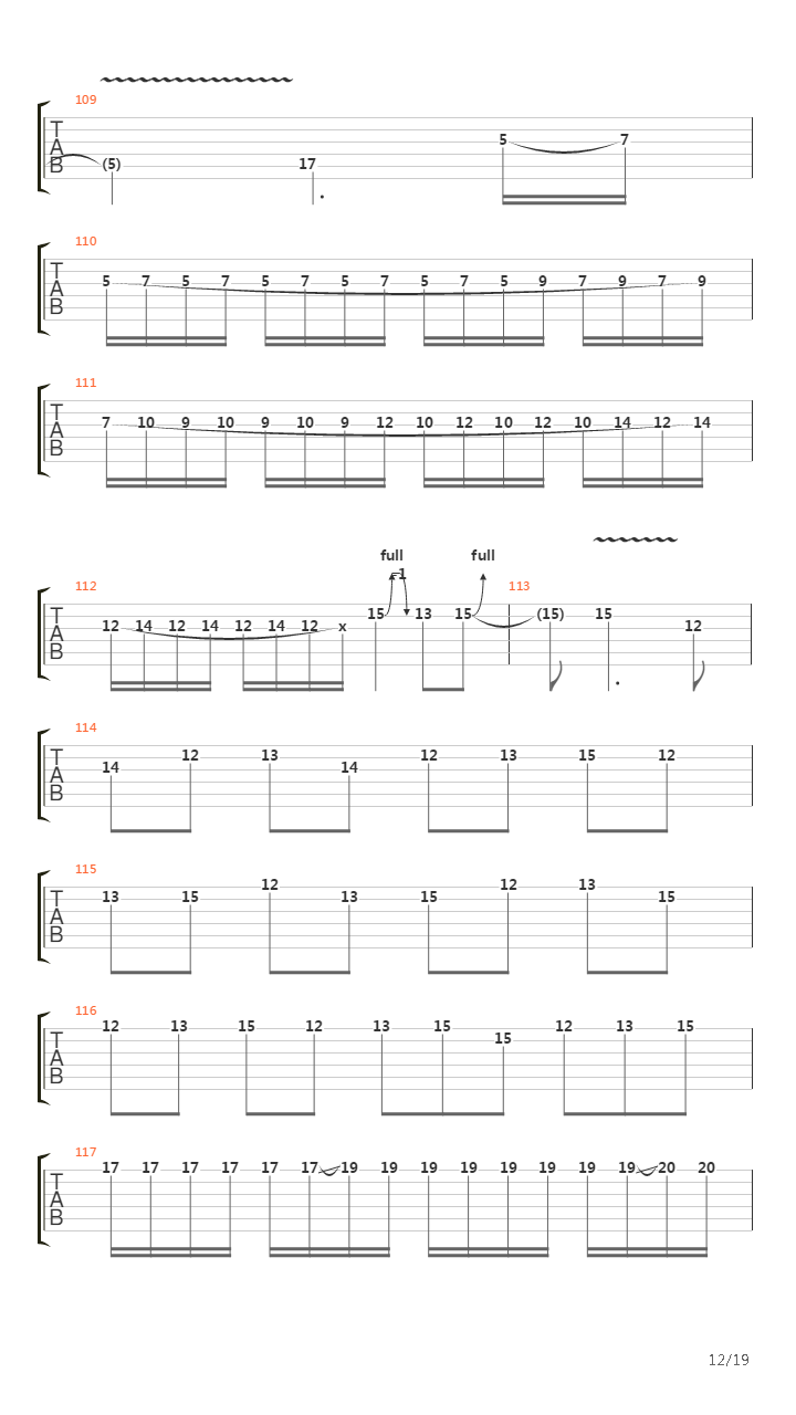 The Trooper吉他谱