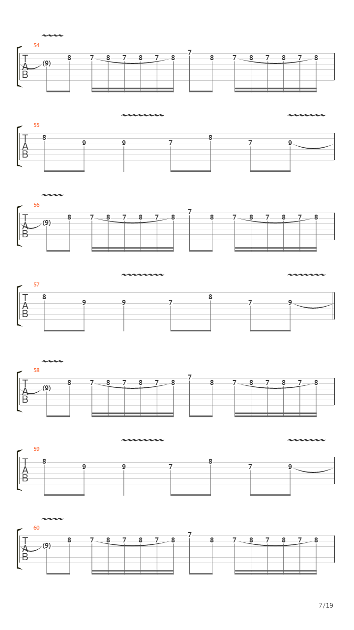 The Trooper吉他谱