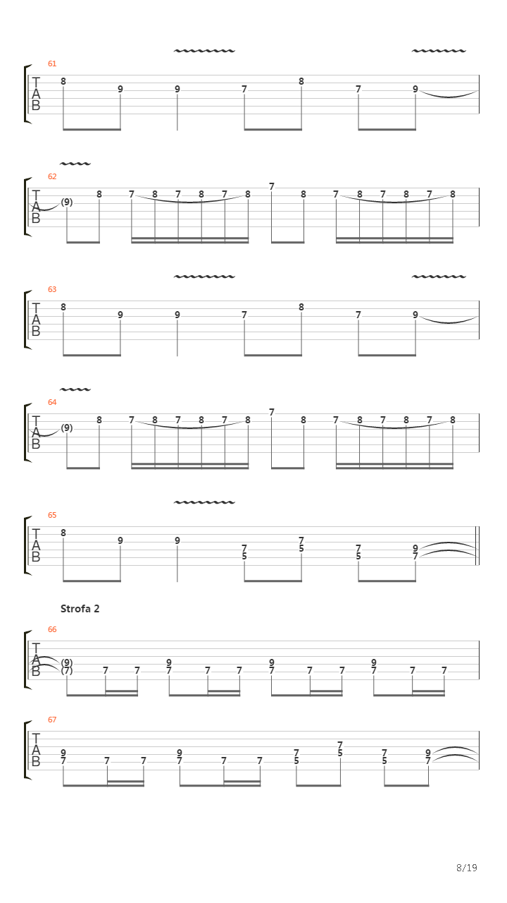 The Trooper吉他谱