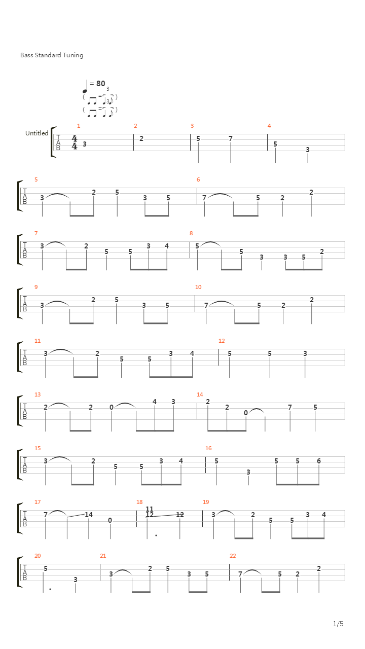 栞(しおり)のテーマ吉他谱