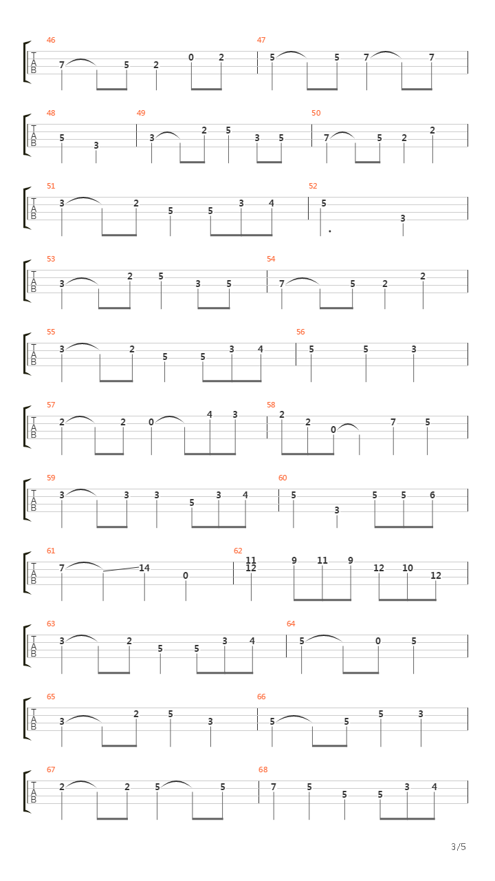 栞(しおり)のテーマ吉他谱