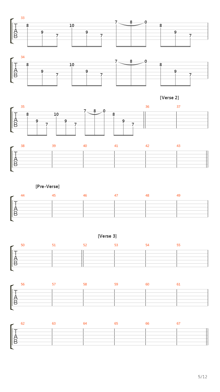 Le Figlie Della Tempesta吉他谱