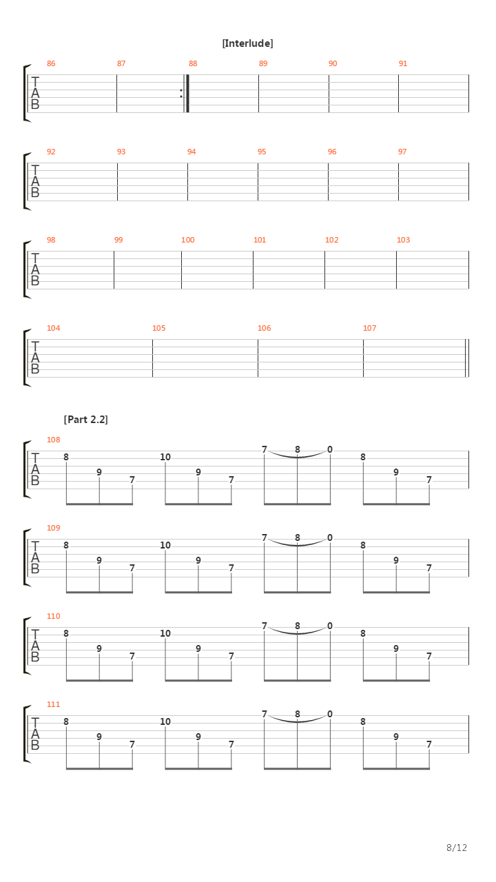 Le Figlie Della Tempesta吉他谱