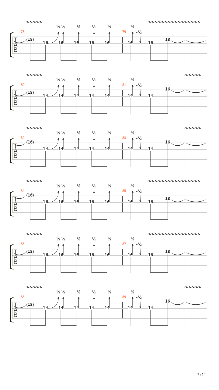 Eraser吉他谱