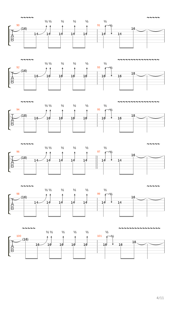 Eraser吉他谱