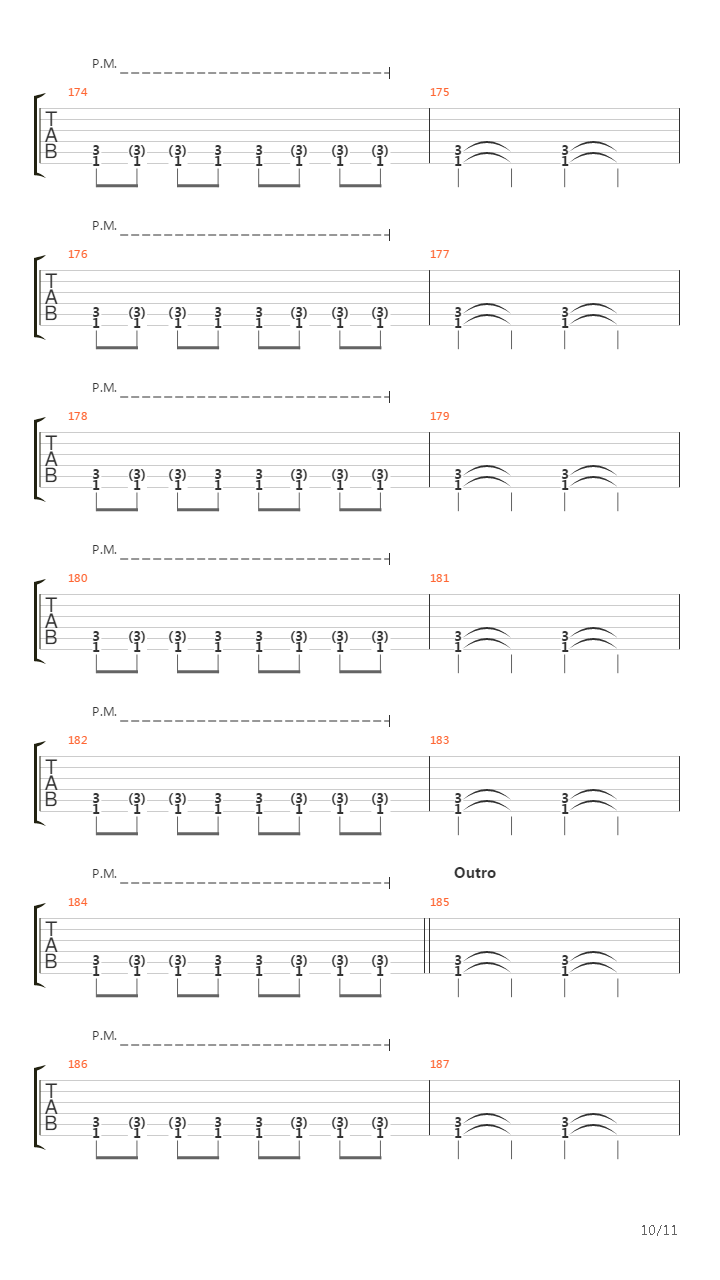 Eraser吉他谱