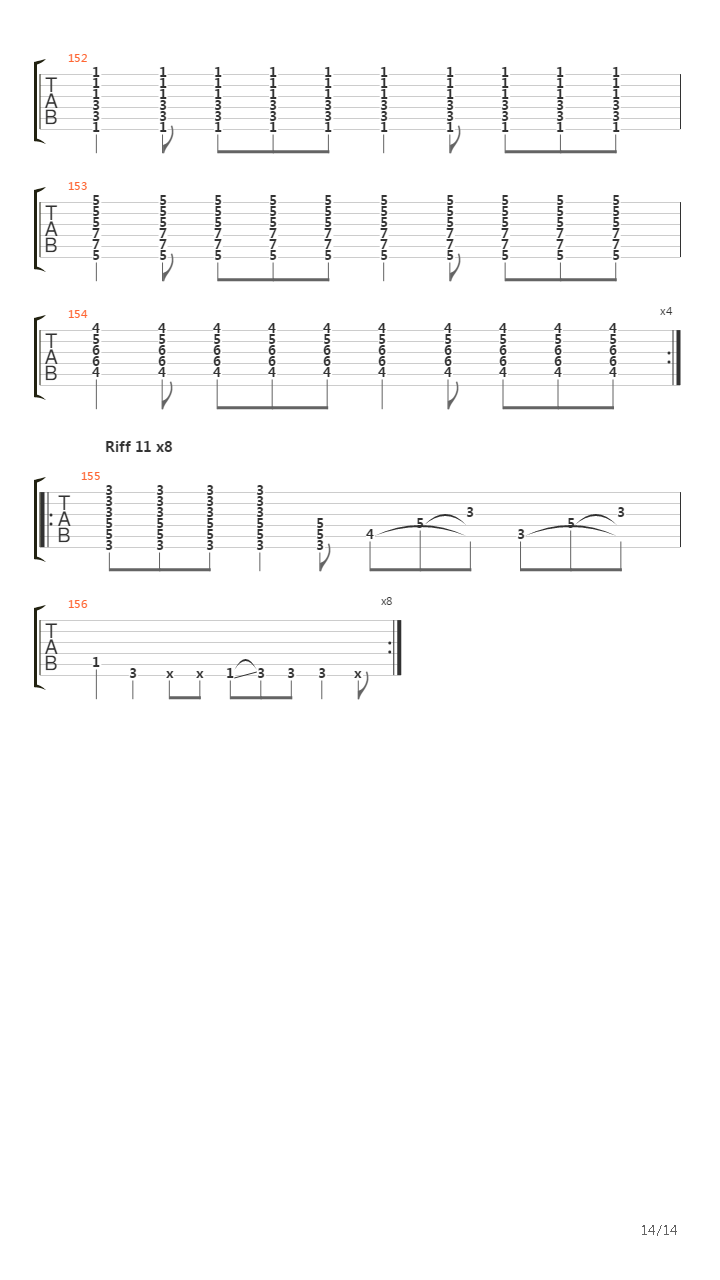 The Moor吉他谱