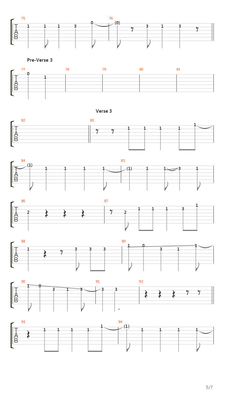 Song Of My Returning吉他谱