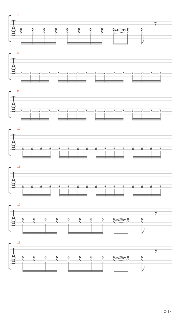 Larvae吉他谱