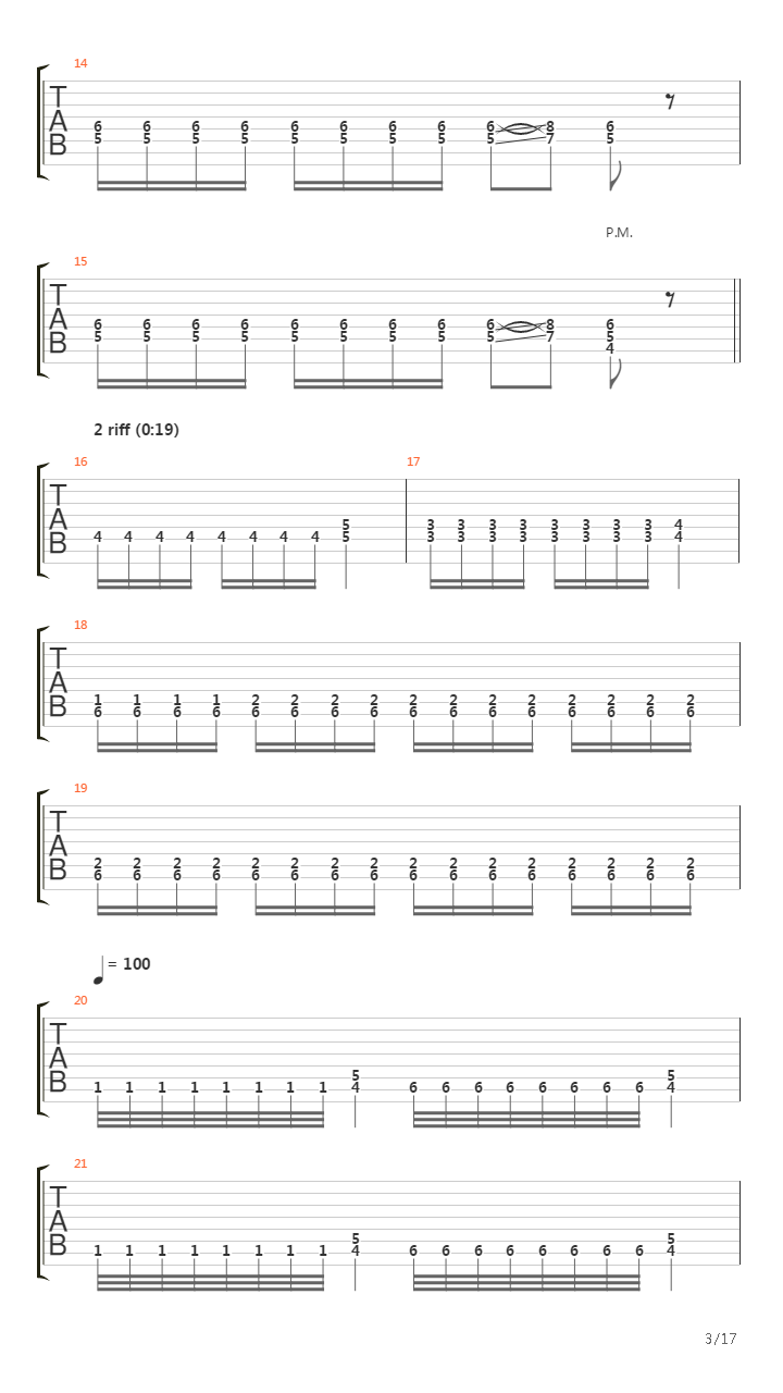 Larvae吉他谱