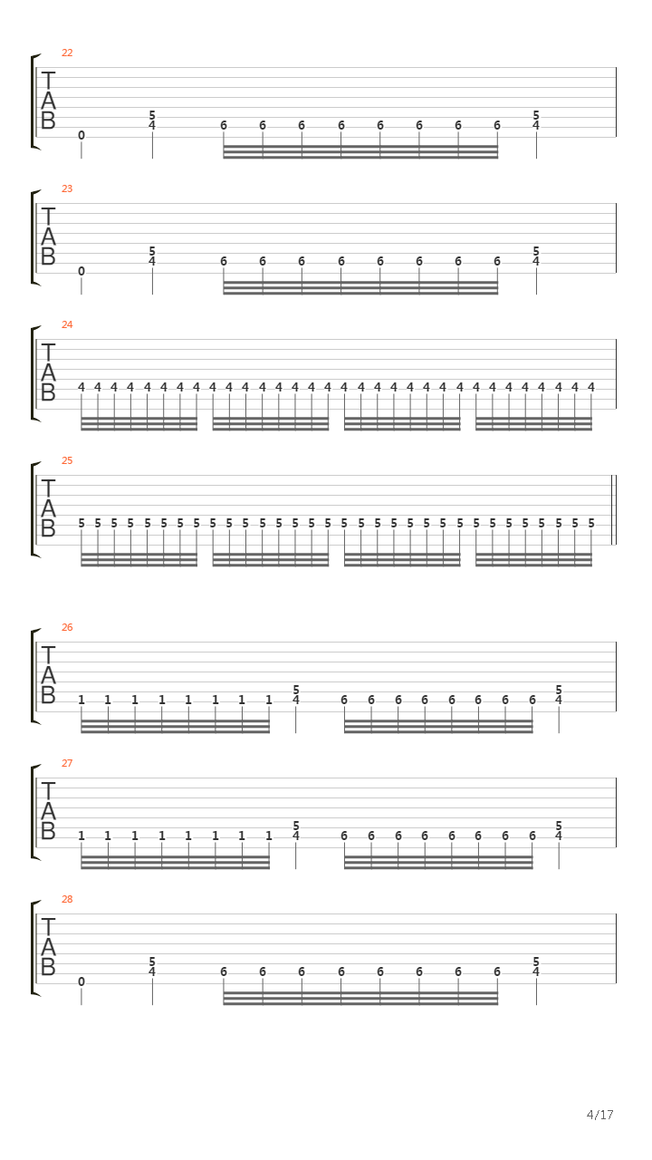 Larvae吉他谱