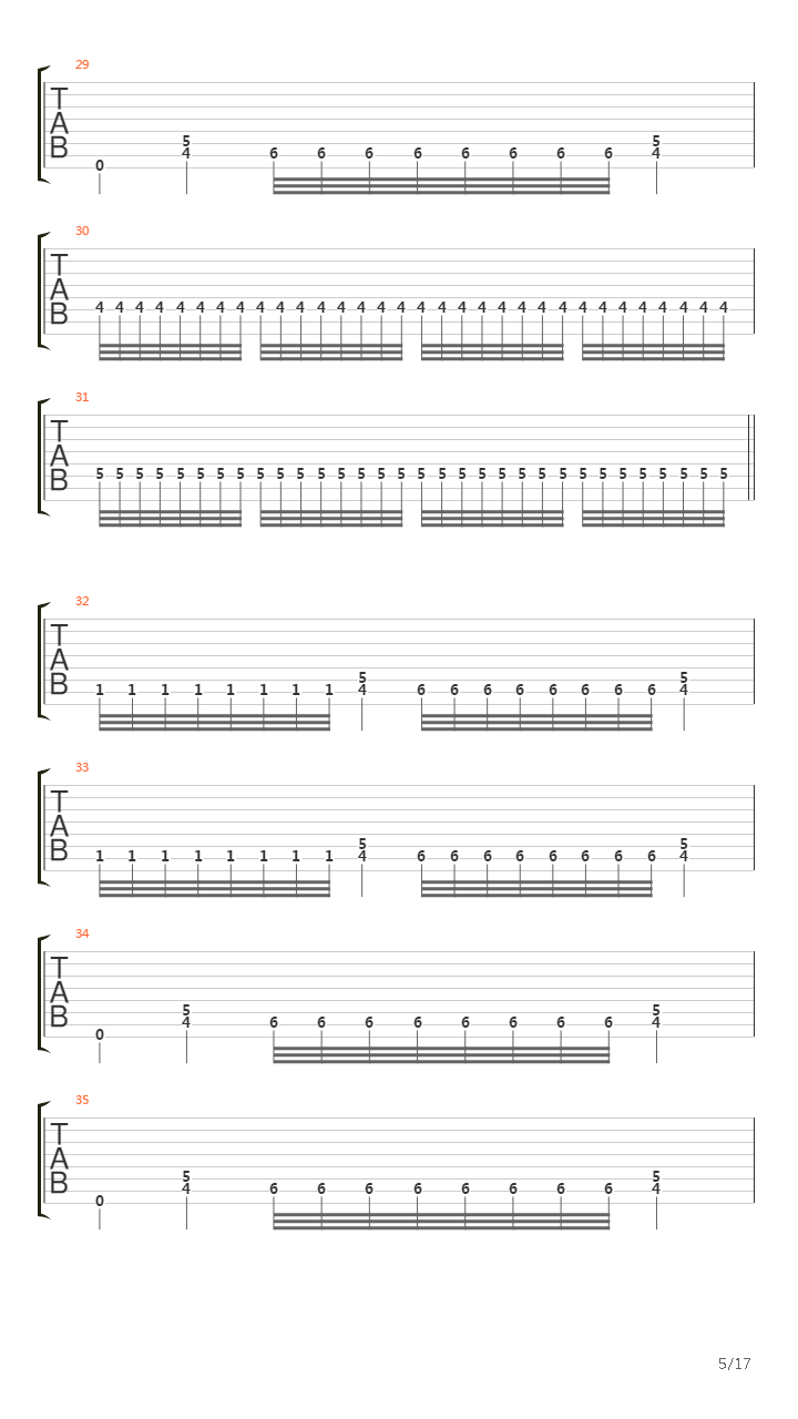 Larvae吉他谱