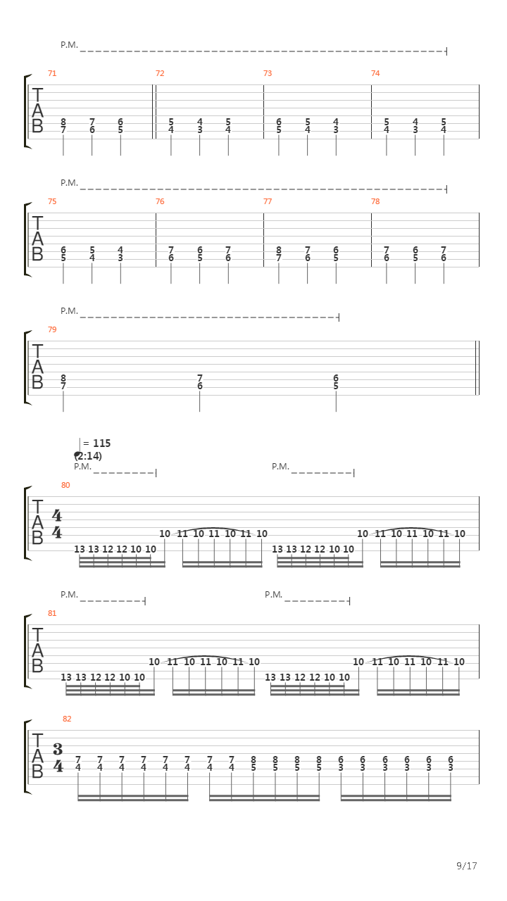 Larvae吉他谱