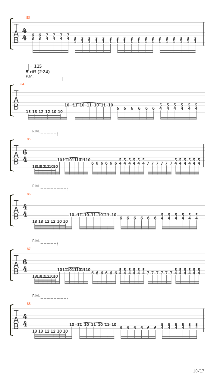 Larvae吉他谱