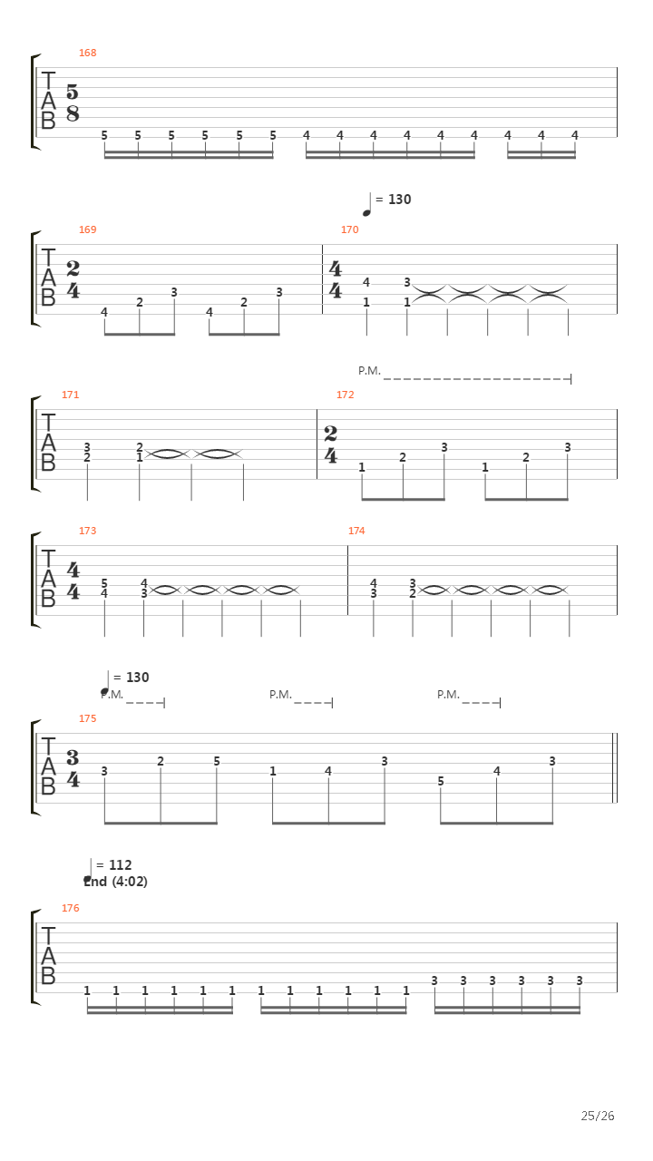 The Back Wards吉他谱