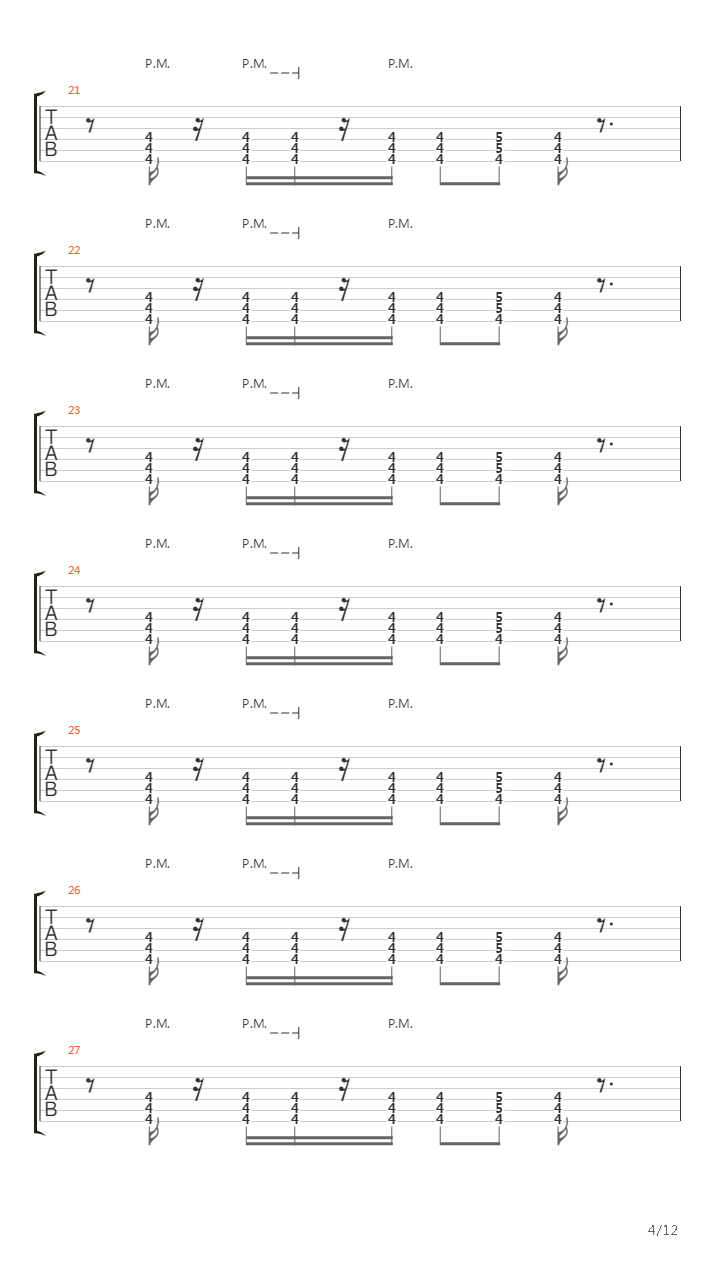 Herzeleidc 4吉他谱