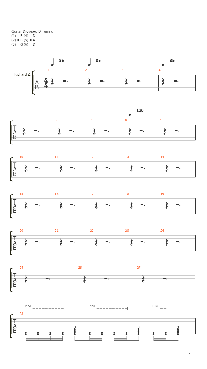 Weisses Fleisch吉他谱