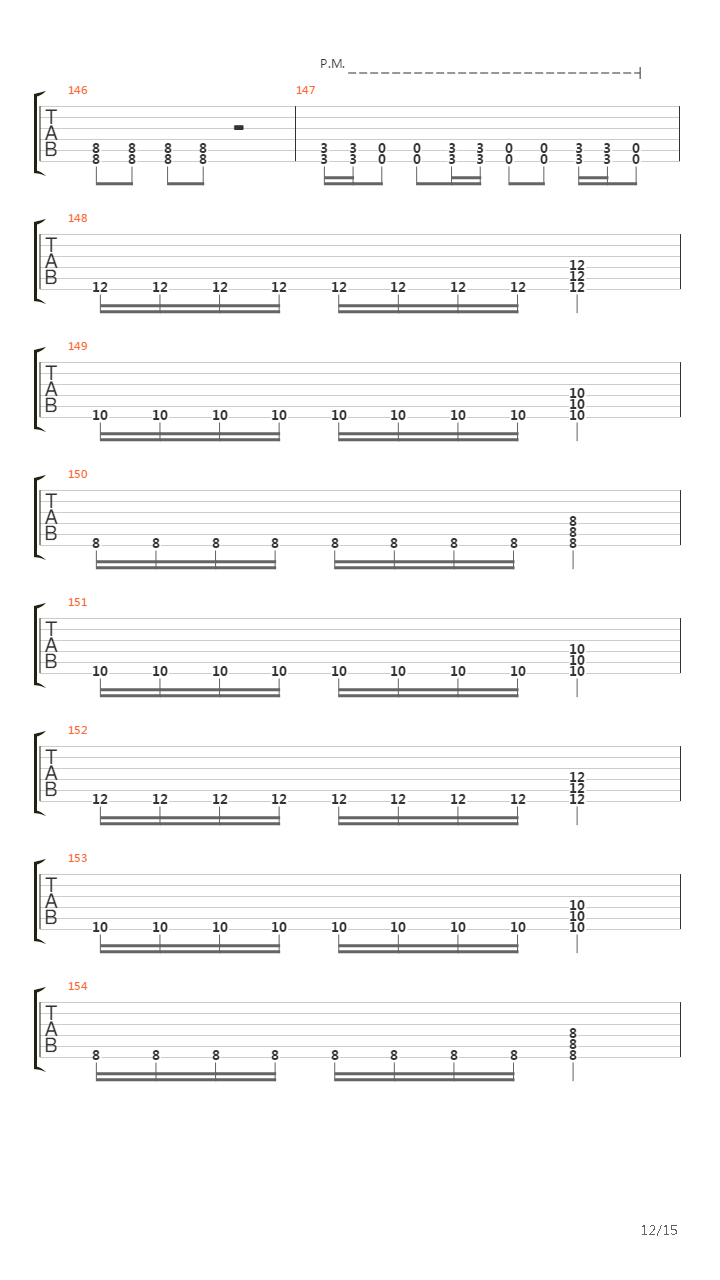 The Bash吉他谱