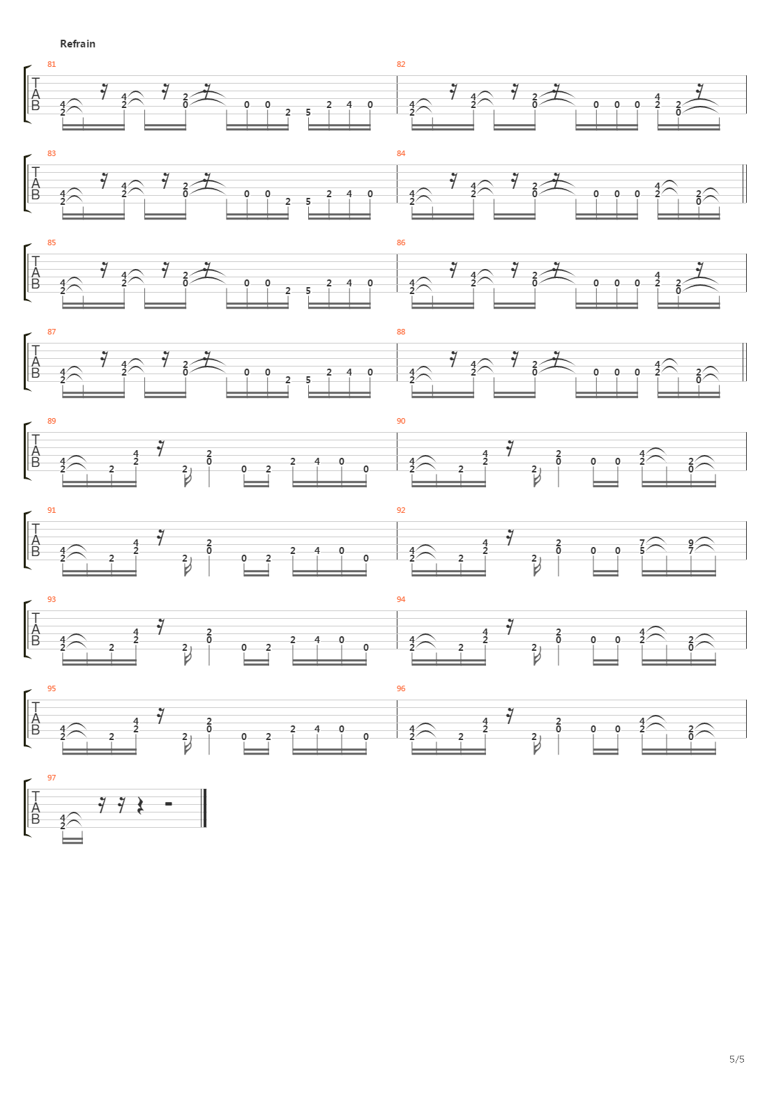 Locomotive吉他谱