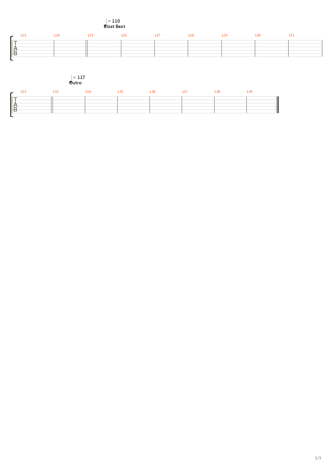 Three Nil吉他谱