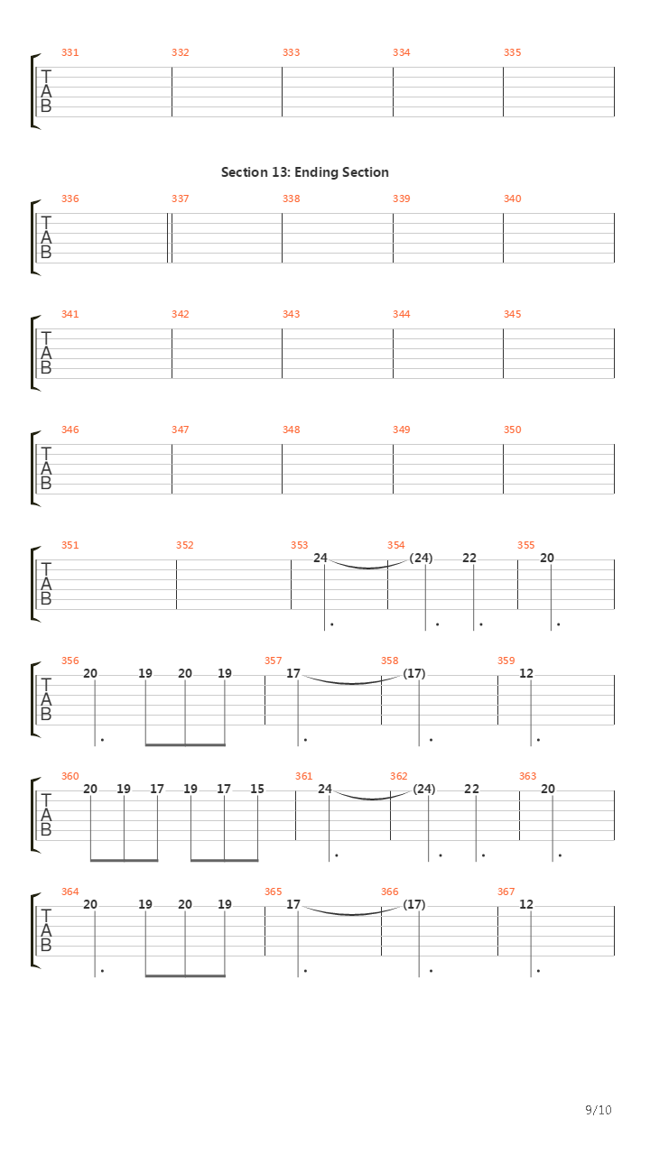 Heritage Of The Natural Realm吉他谱