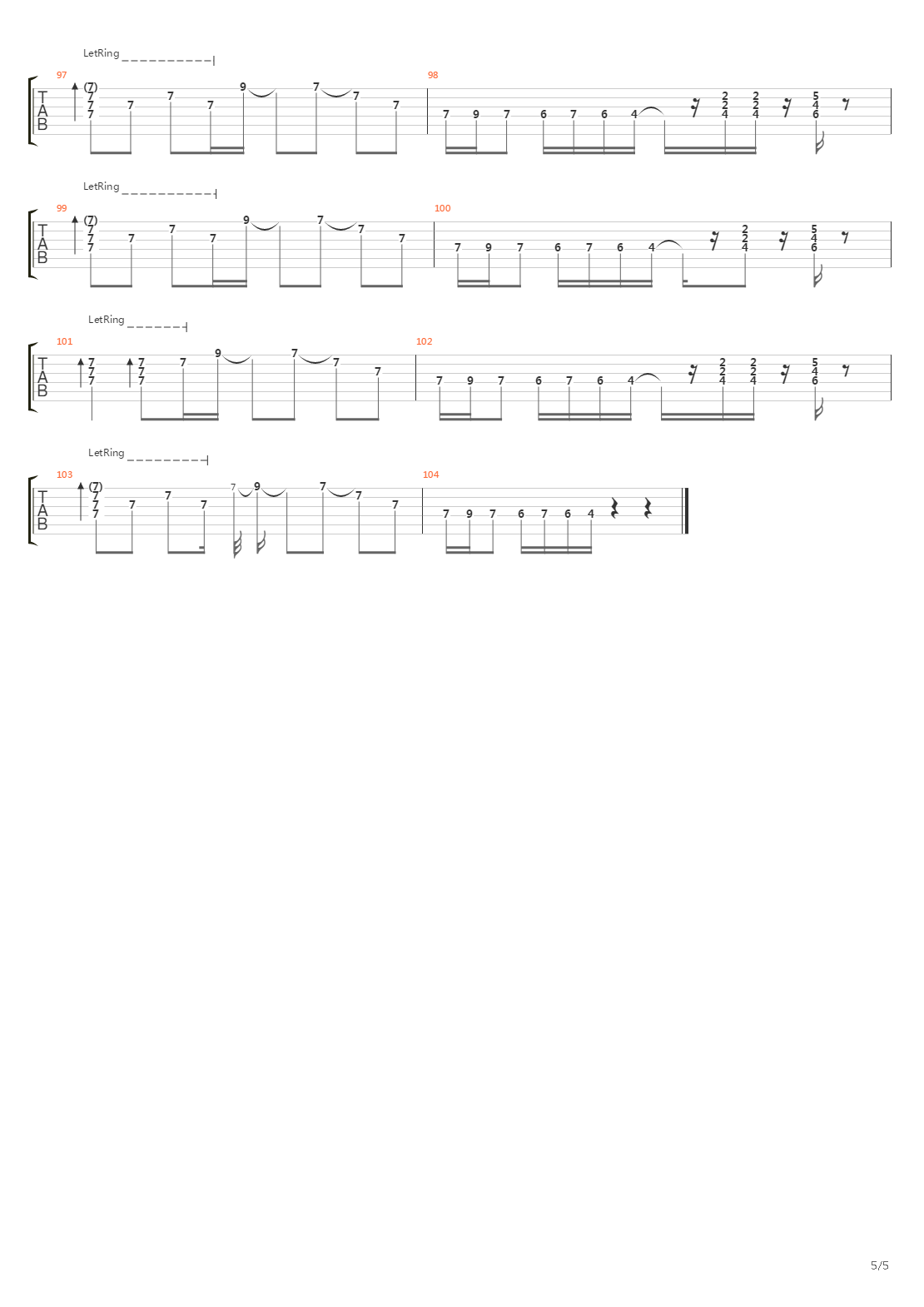 Footsteps In The Dark吉他谱