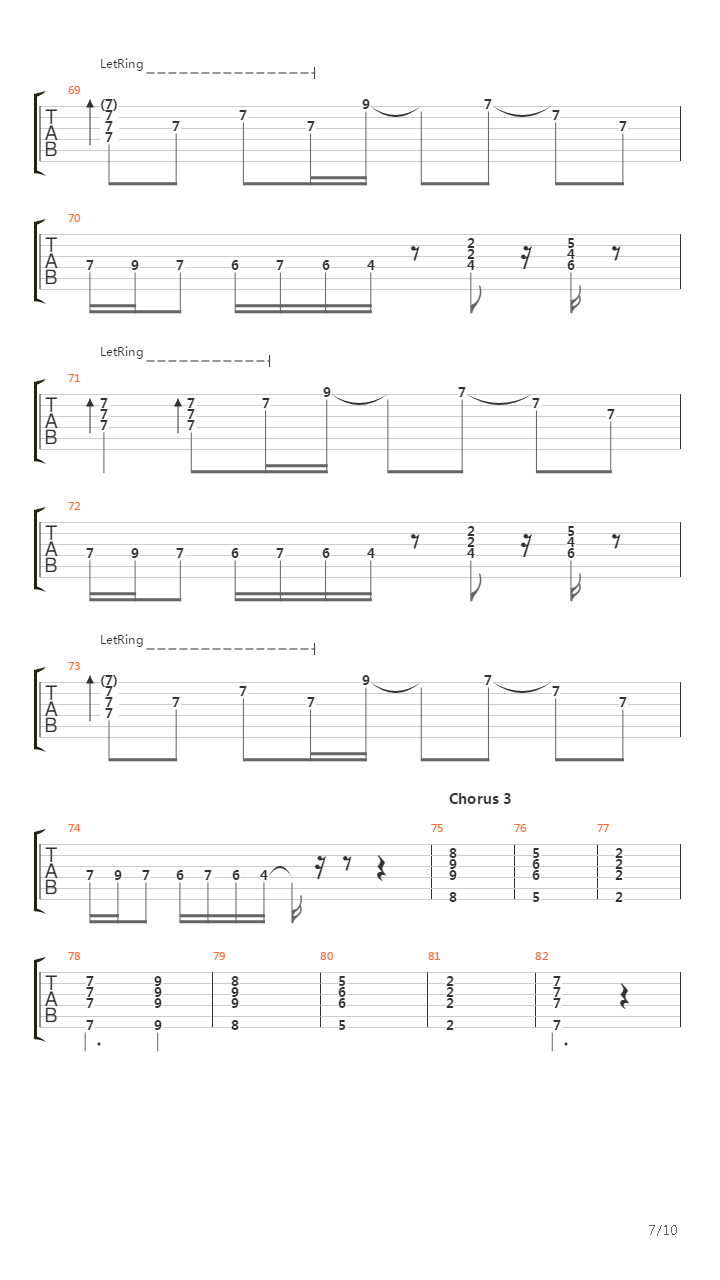 Footsteps In The Dark吉他谱