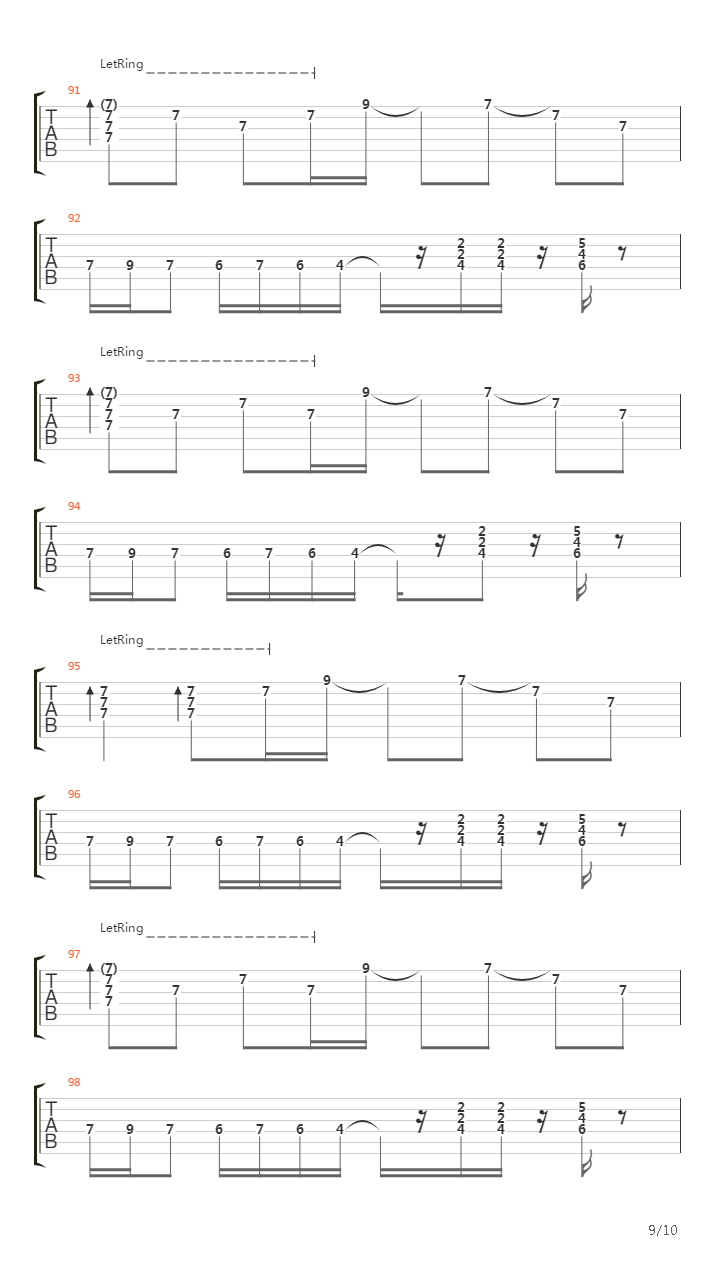 Footsteps In The Dark吉他谱