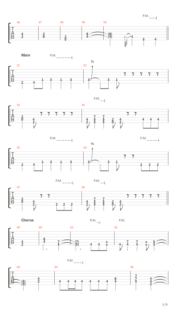 Ten More Miles吉他谱