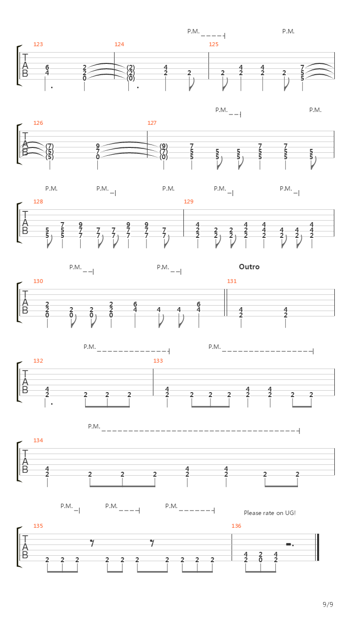 Ten More Miles吉他谱