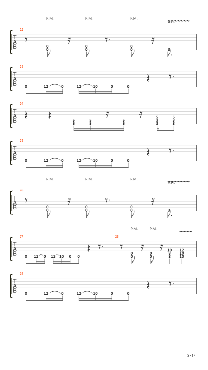 Zero Temperance吉他谱