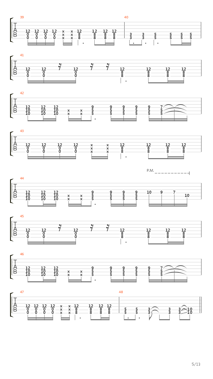 Zero Temperance吉他谱
