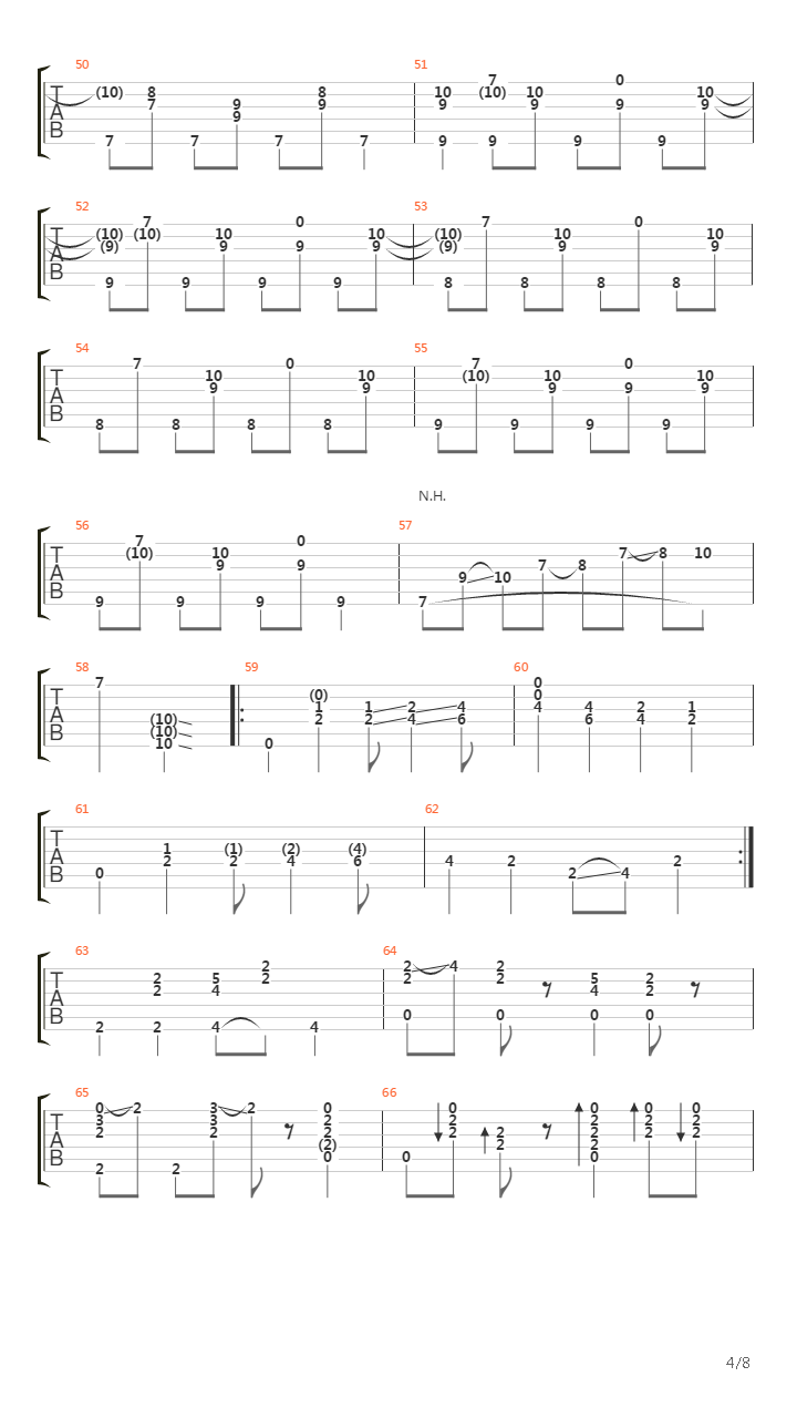 Hope Street (完整)吉他谱