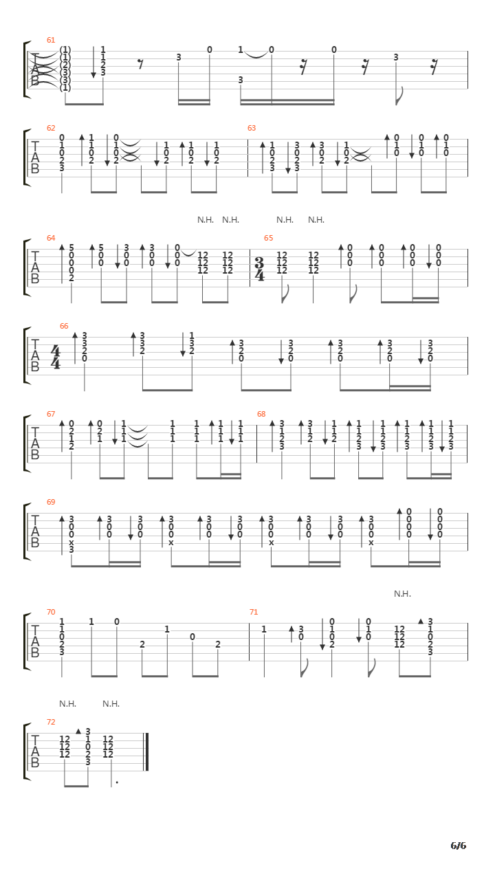 世界が終わるまでは（直到世界的尽头 扒谱by cBm）吉他谱